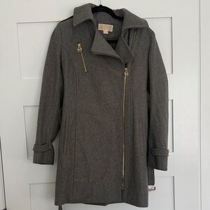 MICHAEL Michael Kors Gray Trench Coat